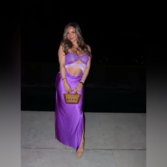 New! Baobab Ola Cut-Out Maxi Strapless Dress 💜💜 XL - Picture 6 of 16